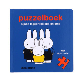 Rompecabezas del libro de Miffy, quedándose con el abuelo y la abuela | 2 piezas