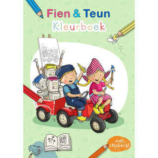 Libro para colorear Fien teun | 2 piezas