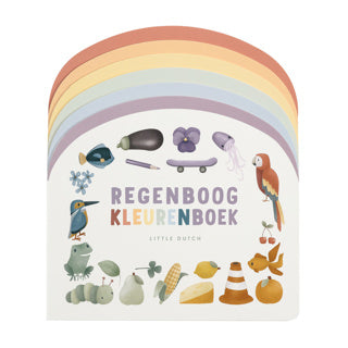 Libro Little Dutch Regenboog Color Cardboard