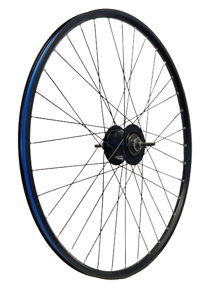 KGZ KGZ Rueda trasera de 28 pulgadas (622) Velg SW Spaak ZW Nexus7 RB Negro