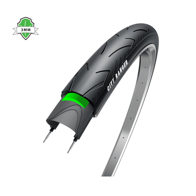 3m City Ranger, nero con riflessione, 28x1 5 8x 13 8, Etro 37-622 3mm strato anti-foglio