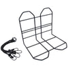 Mezaje de equipaje de 28 cm de acero negro
