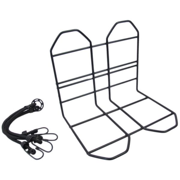Mezaje de equipaje de 28 cm de acero negro