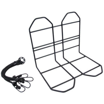 Mezaje de equipaje de 28 cm de acero negro