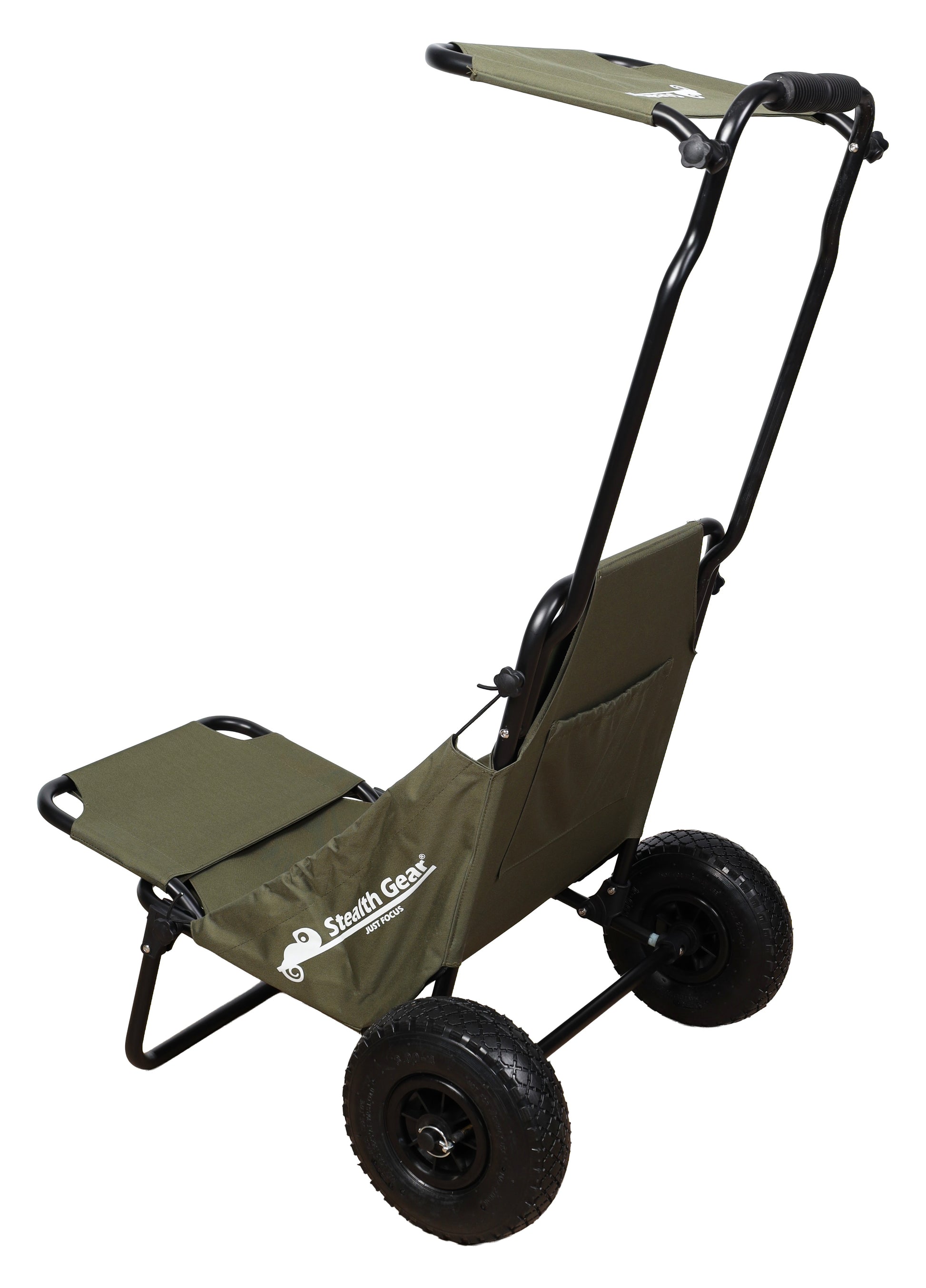 Gear Stealth Gear Stealth Gear Transport Trolley M2 Bosgroen con techo solar