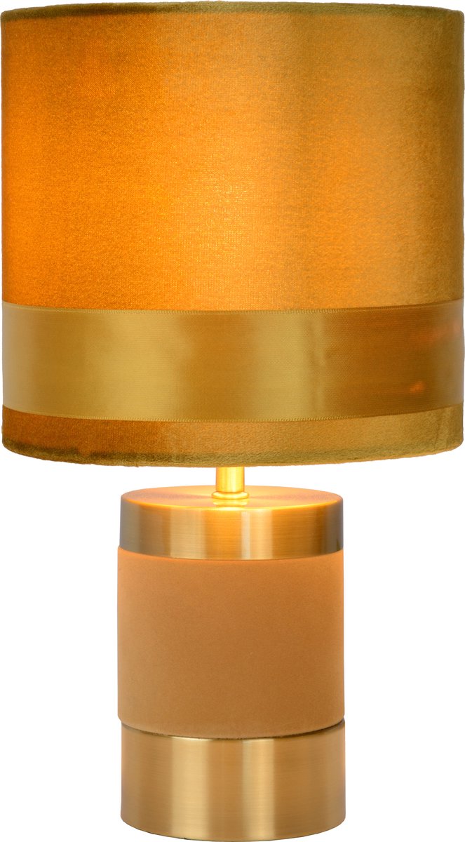 Lucide extravaganza frizzle - tafellamp - ø 18 cm - 1xe14 - geel