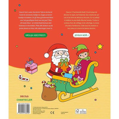 Deltas kerstman stickerboek parade