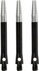 Aste per freccette Faver in alluminio - parte superiore girevole - 3 pezzi - lunghezza 5,5 cm