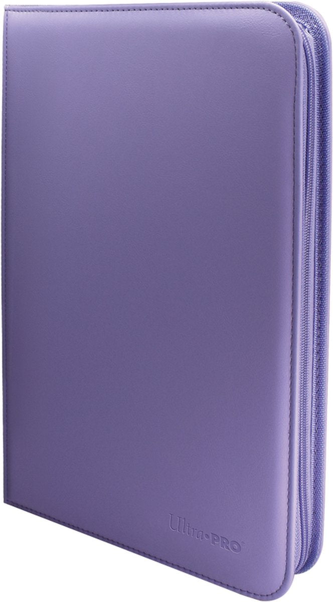 Ultrapro vivid pro-carpeta con cremallera de 9 bolsillos: violeta (carpeta de colección)