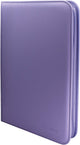 Ultrapro vivid pro-carpeta con cremallera de 9 bolsillos: violeta (carpeta de colección)