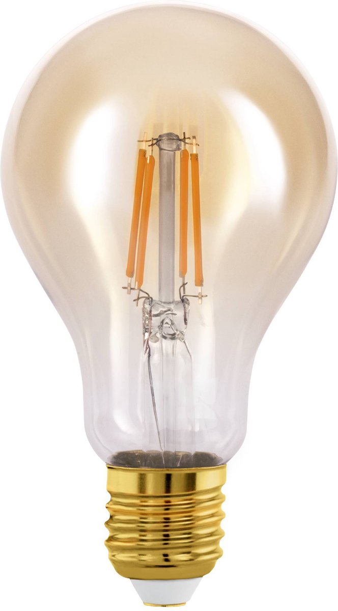 Lampada LED Eglo look vintage - E27 - ø 7,5 cm - E27 - ambra