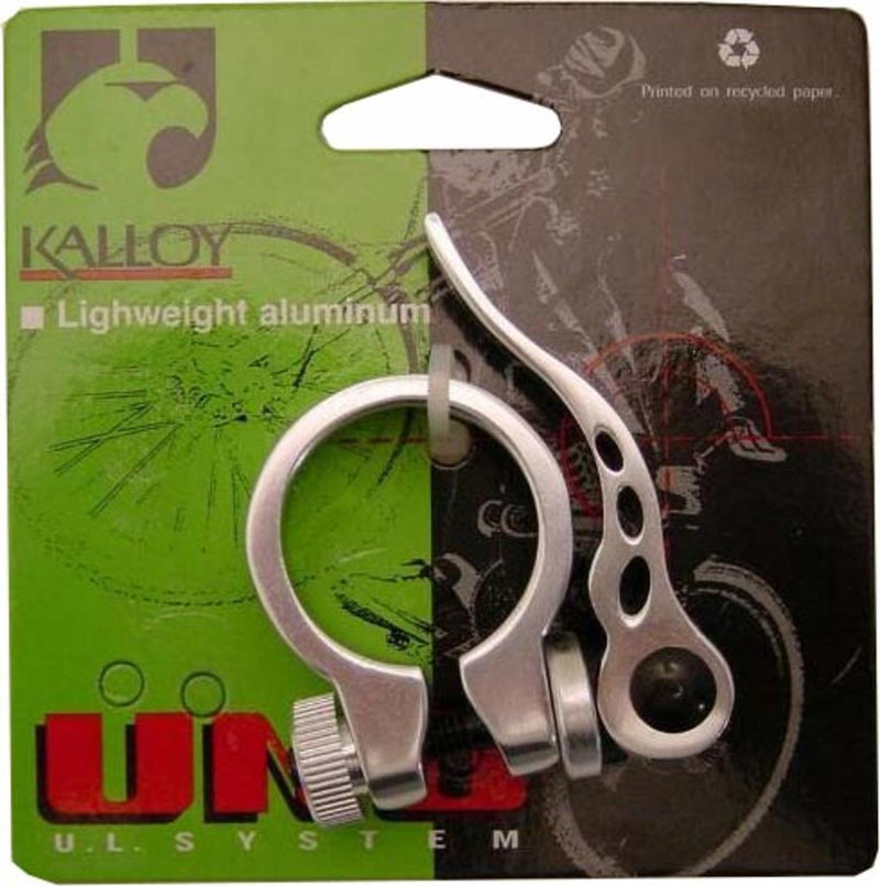 Kalloy Kalloy Uno Release rápido Saddle Clamp Pan Alu Silver 28.6 mm