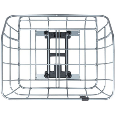 Basil Portland - fietsmand MIK – achterop – chroom