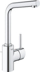 Rubinetto per lavabo Grohe Concetto L - acqua senza piombo e nichel - bocca alta - con scarico a scatto - cromo - 23851003
