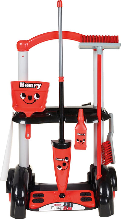 Carrello per la pulizia Casdon Henry - set per la pulizia dei giocattoli
