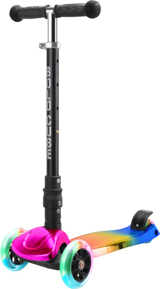 Boldcube big three-wheel scooter - candy floss