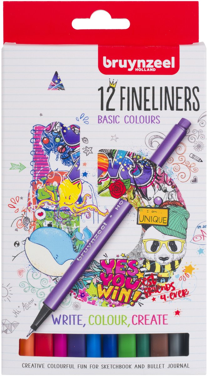 Bruynzeel Fineliners, 12º.