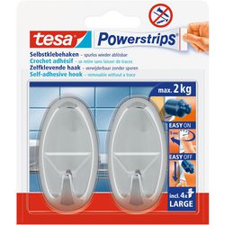Gancio rimovibile tesa Powerstrip 58050 cromato