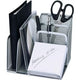 Vassoio portapenne portaoggetti wedo office argento