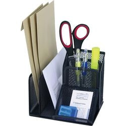 Vassoio portapenne portaoggetti wedo 65501 metallo nero