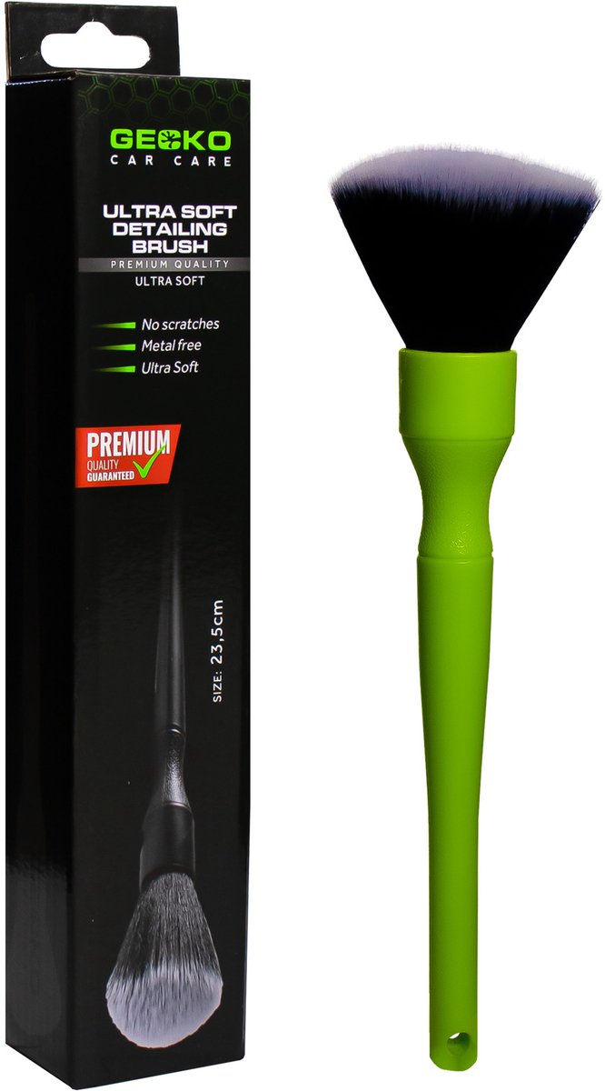 Gecko car care gecko ultra zachte dash en trimborstel 23,5cm