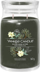 Yankee candle - silver sage pine large jar geurkaars - 90 branduren - twee lonten