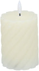 Arti casa led kaars - bewegende vlam - 7,5 x 10 cm - wit