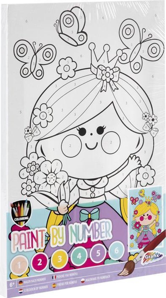 Dipinto per numero - ragazza