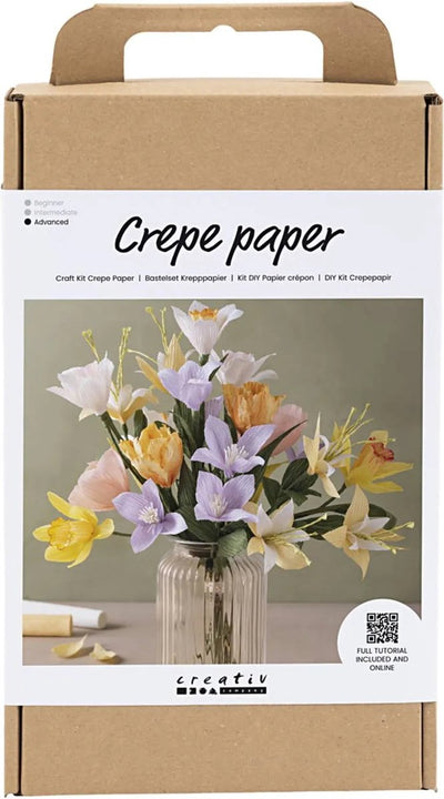 Creativ company hobbyset crepepapier bloemen maken
