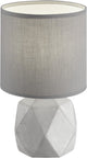 Rl live your light reality lucio - lámpara de mesa - color hormigón - excl. 1x e14 28 w - interruptor de cable