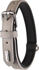 Flamingo binti con neoprene - collare per cani - collare binti grigio xxl 52-62 cm 30 mm - 1pz - 123384 - 1pz
