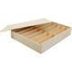 Scatola in legno Creative Company con coperchio, dimensioni 29x37x6,5 cm, 1 pezzo