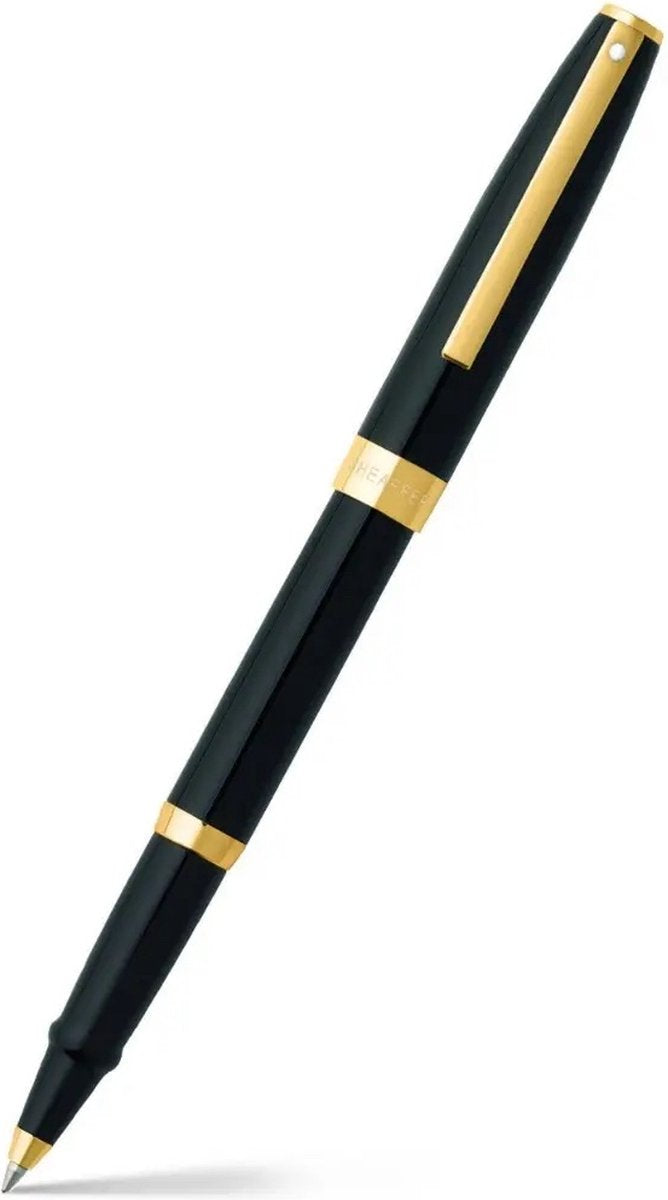 Roller Sheaffer - sagaris - negro brillante con oro - punta m - color de escritura negro - sf-e1947151