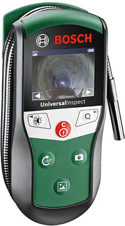 Bosch universalinspect - telecamera di ispezione - incluso gancio, specchio, magnete, 2 staffe e custodia