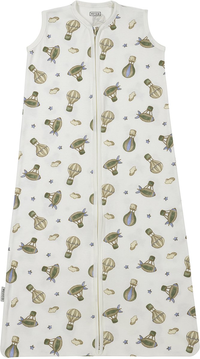 Saco de dormir de verano para bebé Meyco Baby Air Balloons - multicolor - 70 cm - 0,3 tog
