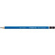 Houten potlood 4b blauw zwart staedtler mars lumograph 100