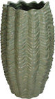 Vaso collezione Hd in terracotta verde 24x24x43cm
