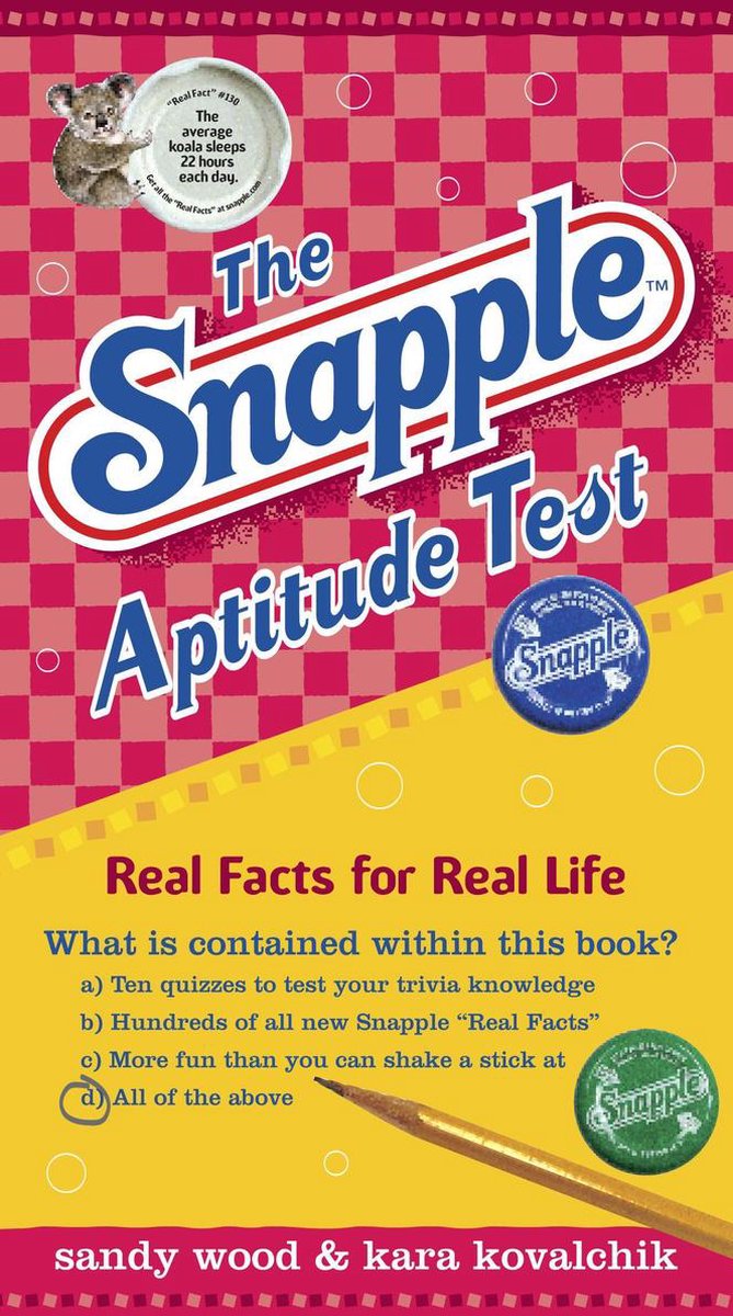 La prueba de aptitud de Snapple