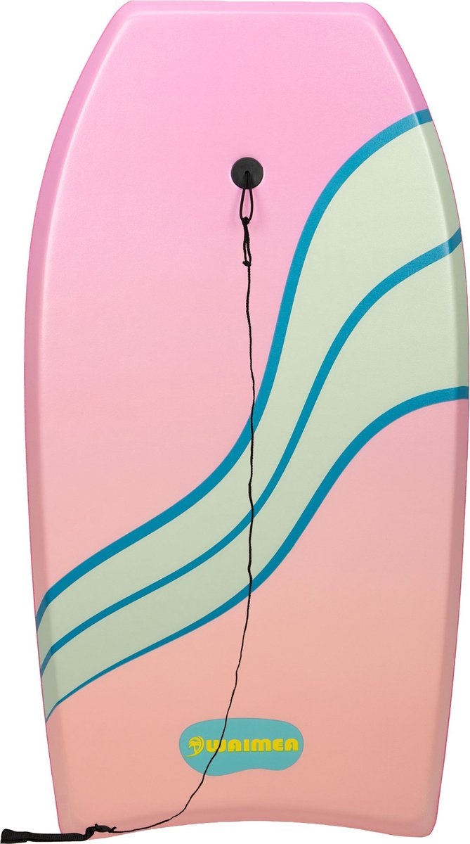 Bodyboard Waimea - slickbottom - 93 cm - rosa blu