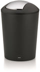 Pattumiera basculante Kela marta - 5 litri - nera -