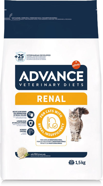 Reni renali per gatti di dieta veterinaria anticipata