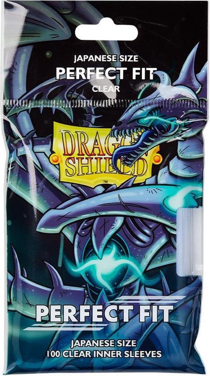 Gioco di carte collezionabili toploader drago scudo giapponese buste interne perfetta vestibilità (100 pezzi)