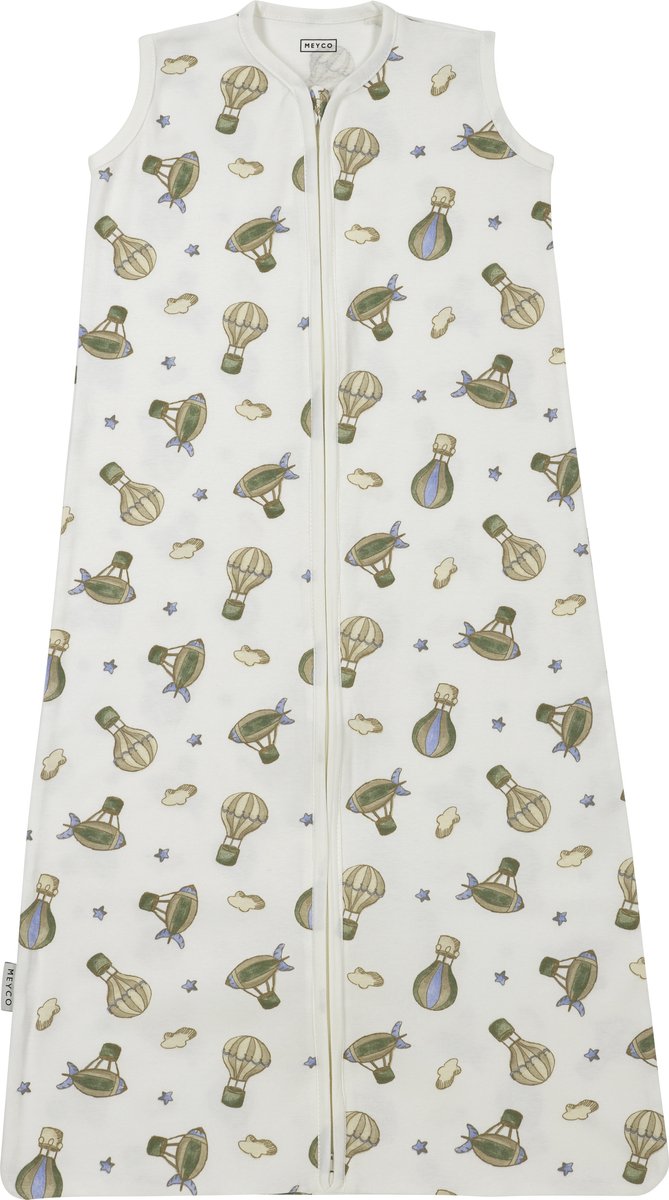 Saco de dormir de verano para bebé Meyco Baby Air Balloons - multicolor - 60 cm - 0,3 tog