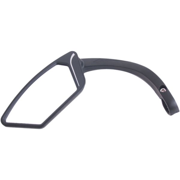 Specchio sullo sterzo a più bici sinistro. nero