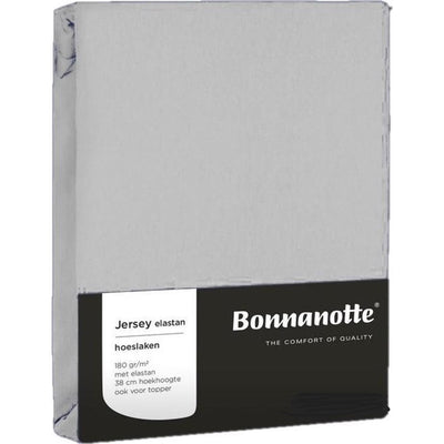 Bonnanotte sábana bajera jersey gris claro 90x200cm