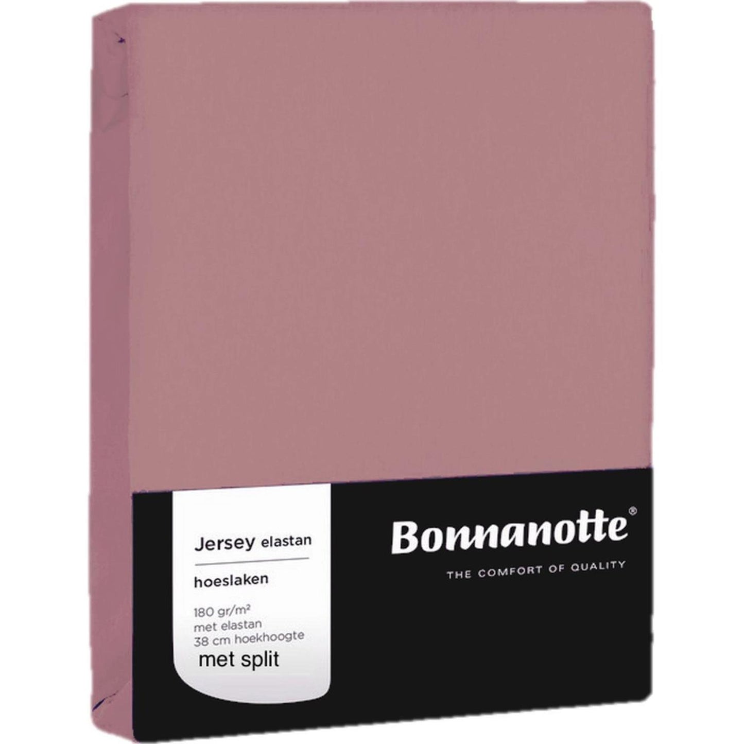 Bonnanotte lenzuolo con angoli jersey rosa antico 90x200 cm