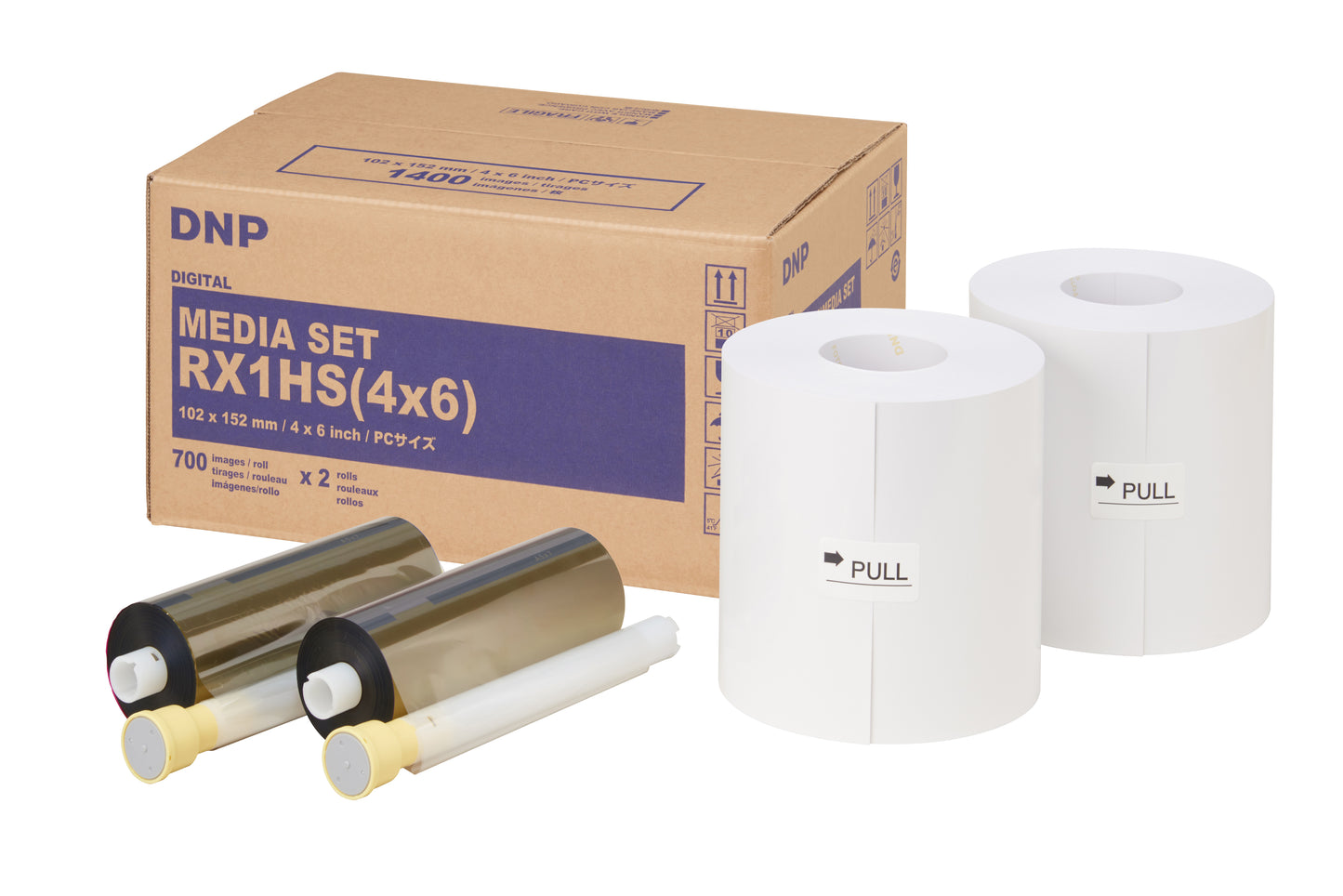 Papel DNP DSRX1HS-6X8 2 Roll � 350 St. 15x20 para DS-RX1HS
