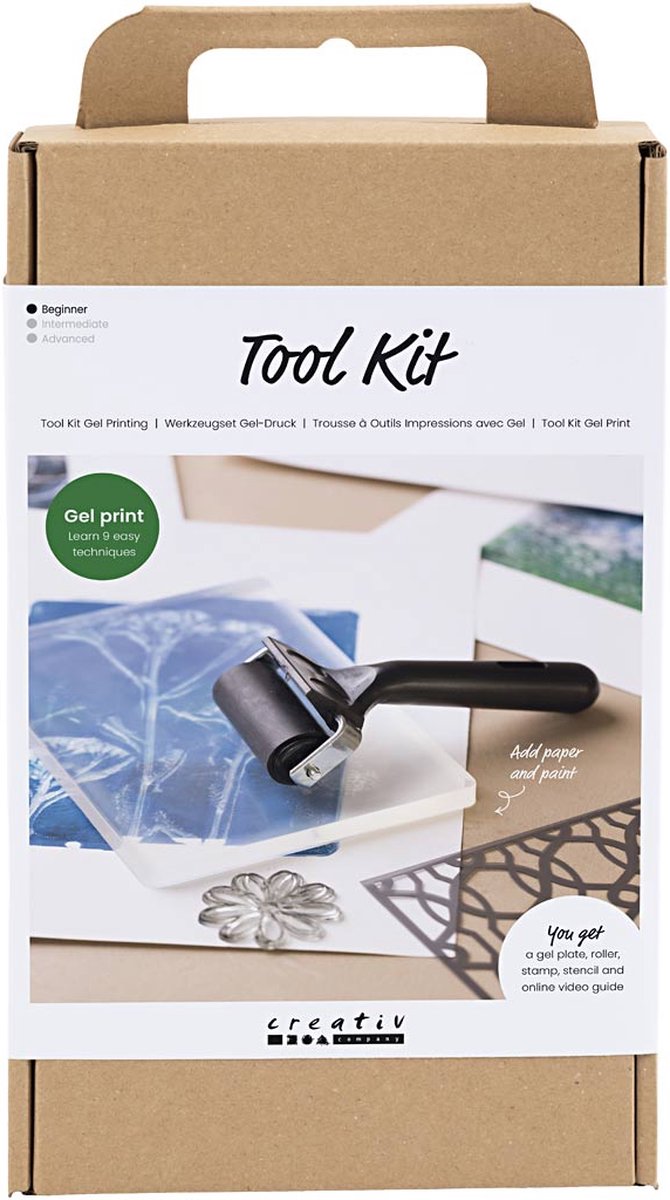 Kit di strumenti per la stampa gel Creative Company, 1 scatola