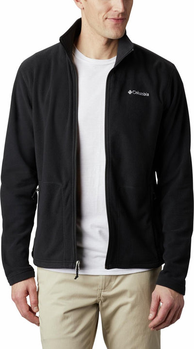 Giacca in pile Columbia fast trek™ light full zip da uomo - giacca in pile con zip intera - gilet in pile - nero - taglia m