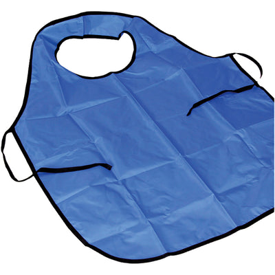 Creativ company delantal de pintura con lazo para el cuello, l: 100 cm, talla m-xl cm, azul, 10 piezas 1 caja